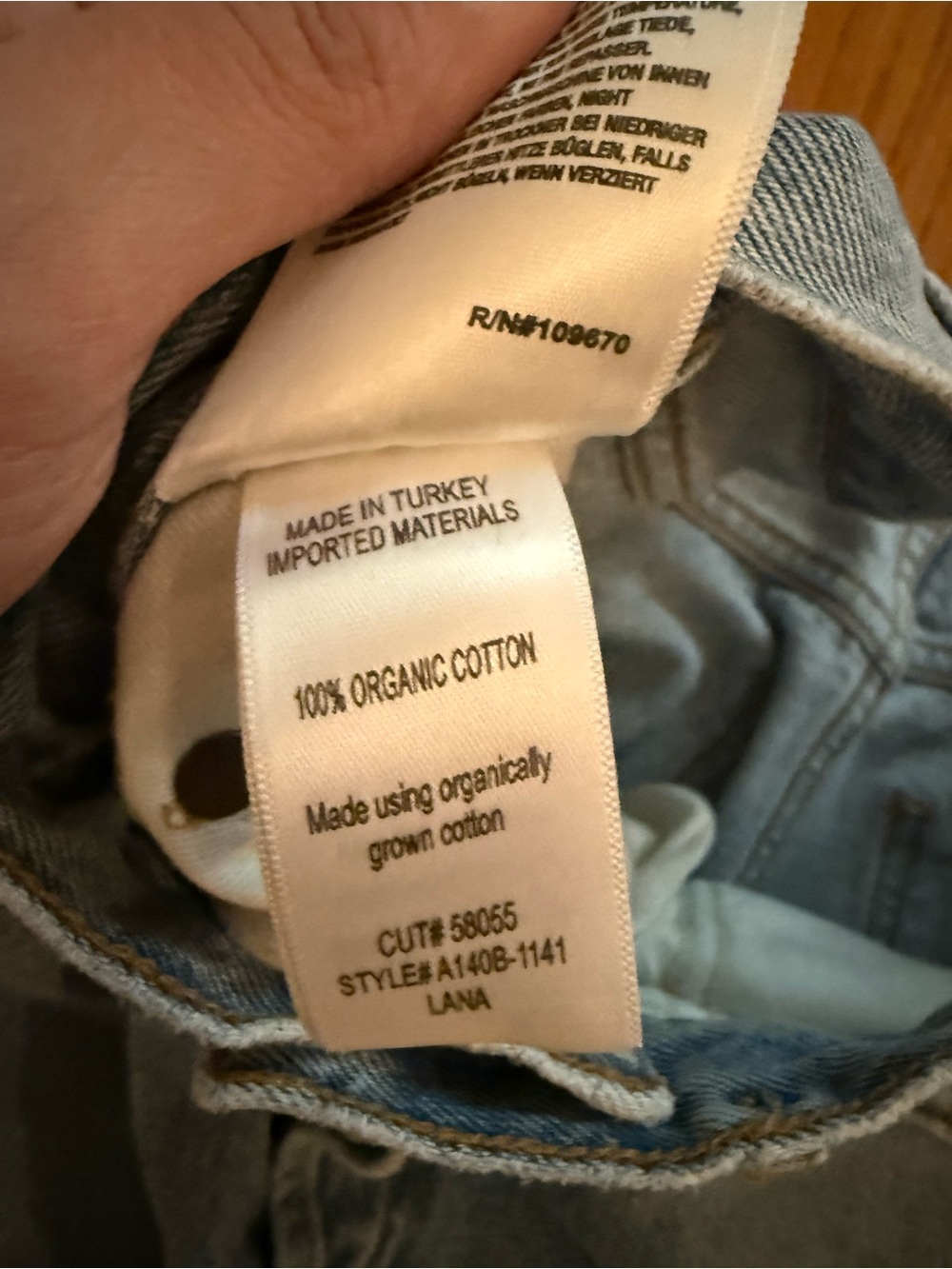 AGOLDE STRAIGHT JEANS SIZE 27 - Picture 4 of 4